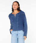 Fair Winds Long Sleeve - Mazzarine Blue Solid - Roxy
