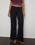 Image of Falitasa Trouser in Twil Black with Buckle