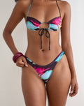 Image of Farida Bikini Bottom in Glow Petal Multi