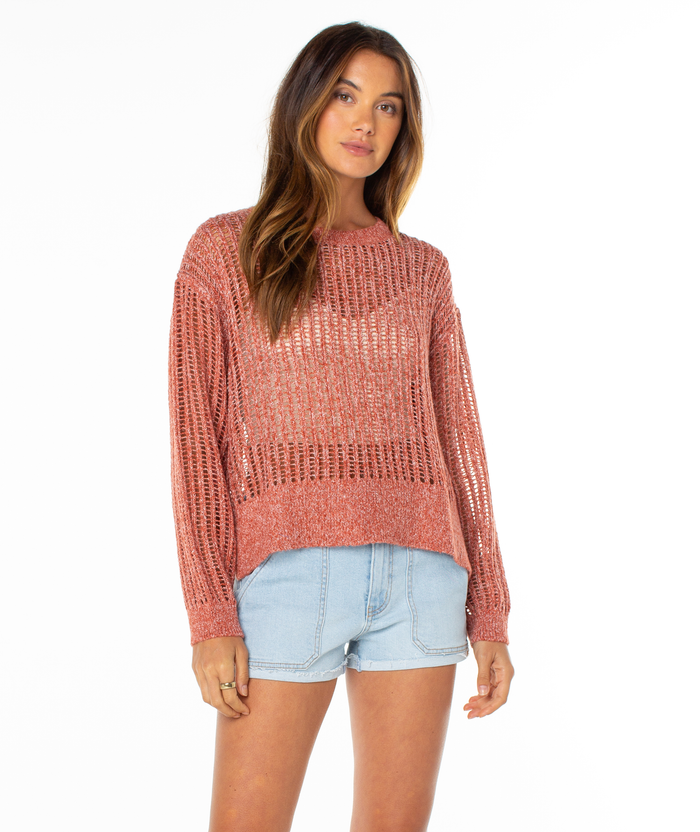 Flipside Sweater - Cinnebar - Roxy