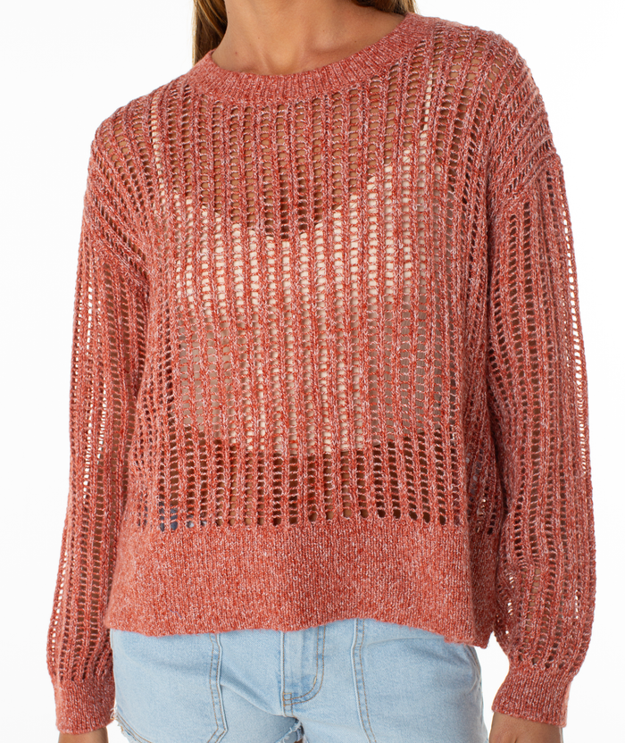 Flipside Sweater - Cinnebar - Roxy