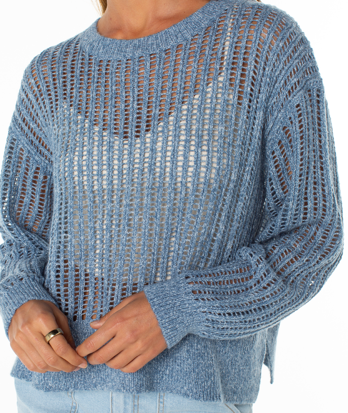 Flipside Sweater - Captains Blue - Roxy