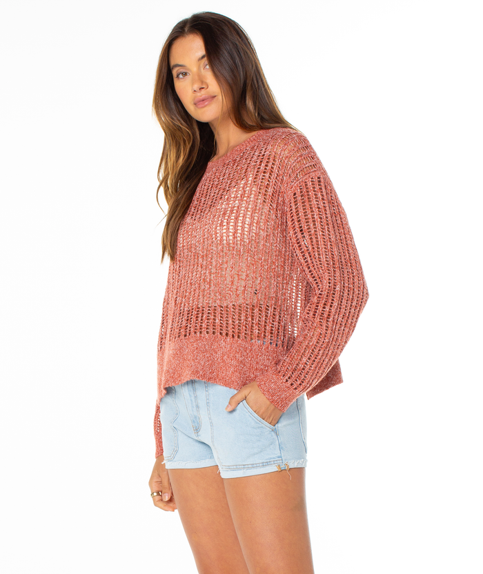 Flipside Sweater - Cinnebar - Roxy