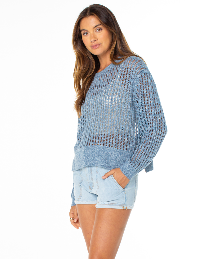 Flipside Sweater - Captains Blue - Roxy