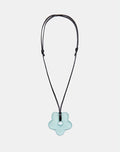 Image of Flower Necklace in Resin Blue