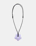 Image of Flower Necklace in Resin Lilac