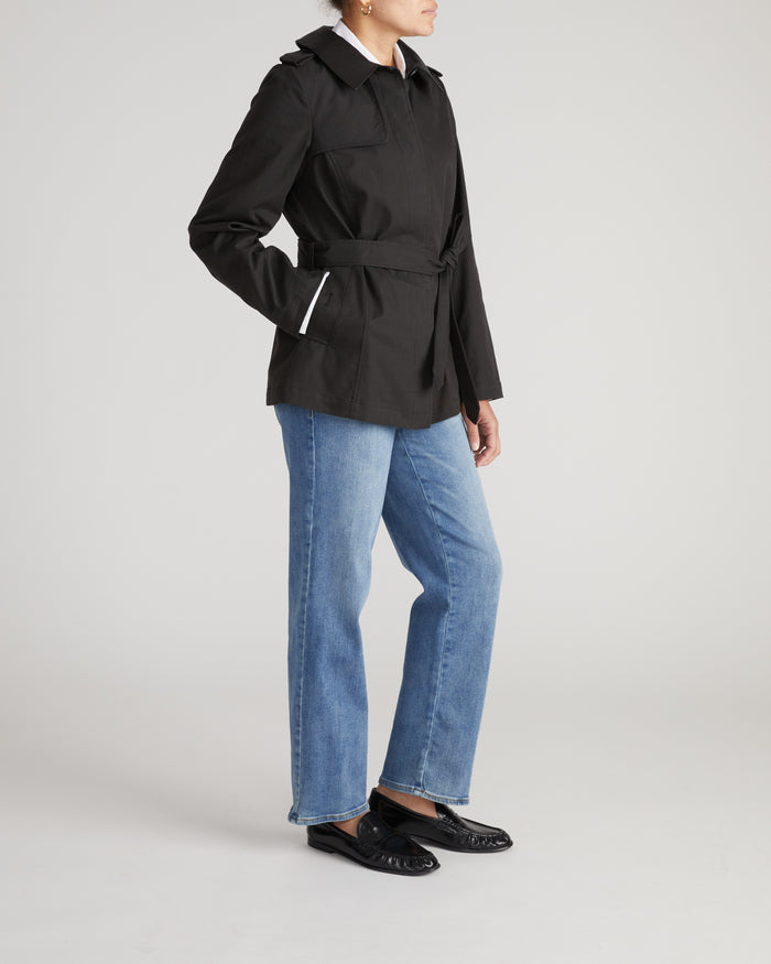 Freya Trench Coat - Black | Plus Size & Straight Size Women's Fashion | Universal Standard
