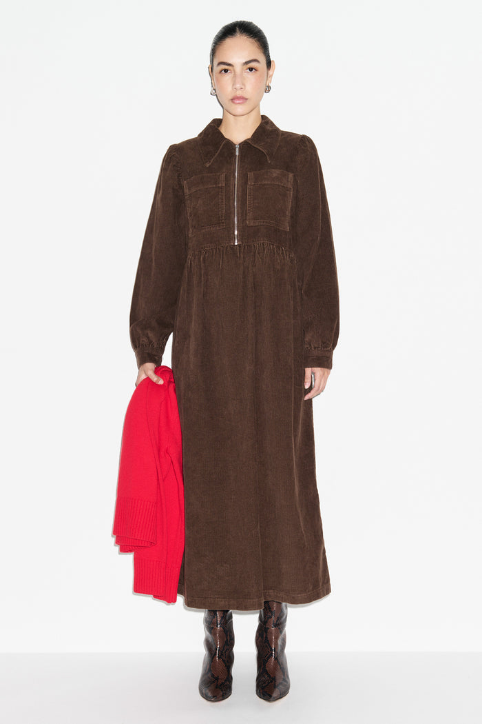 Gabriella Cord Midi Dress