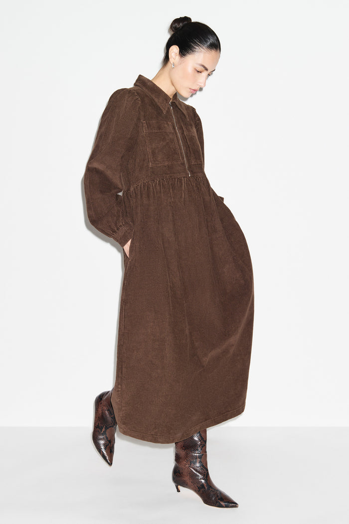 Gabriella Cord Midi Dress