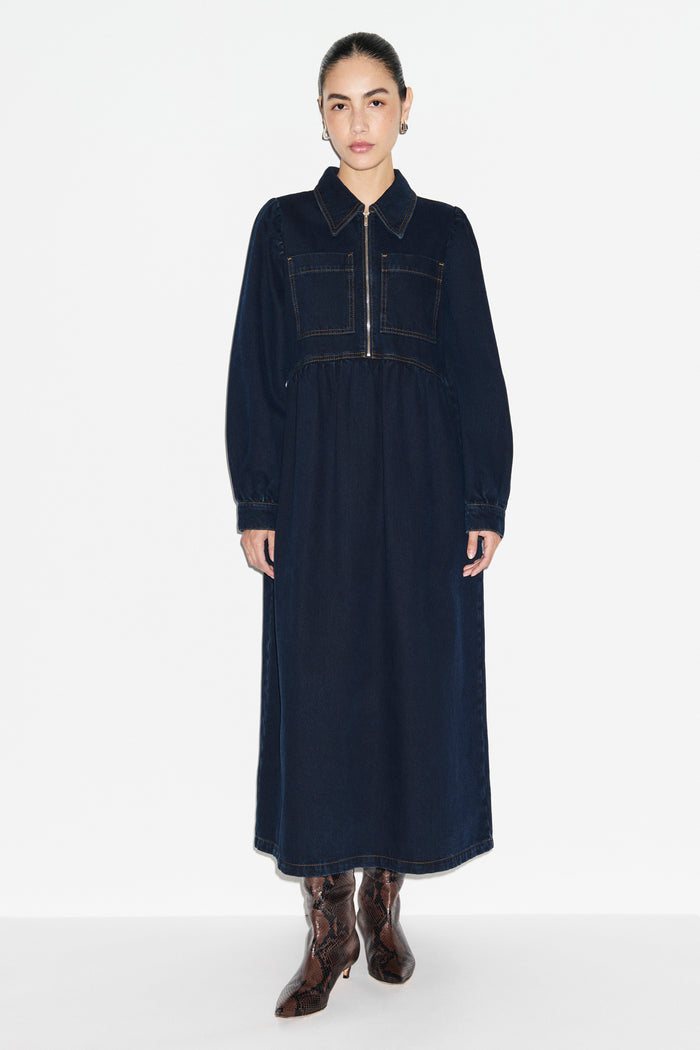 Gabriella Denim Midi Dress