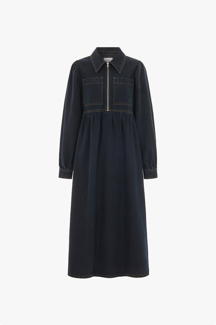 Gabriella Denim Midi Dress