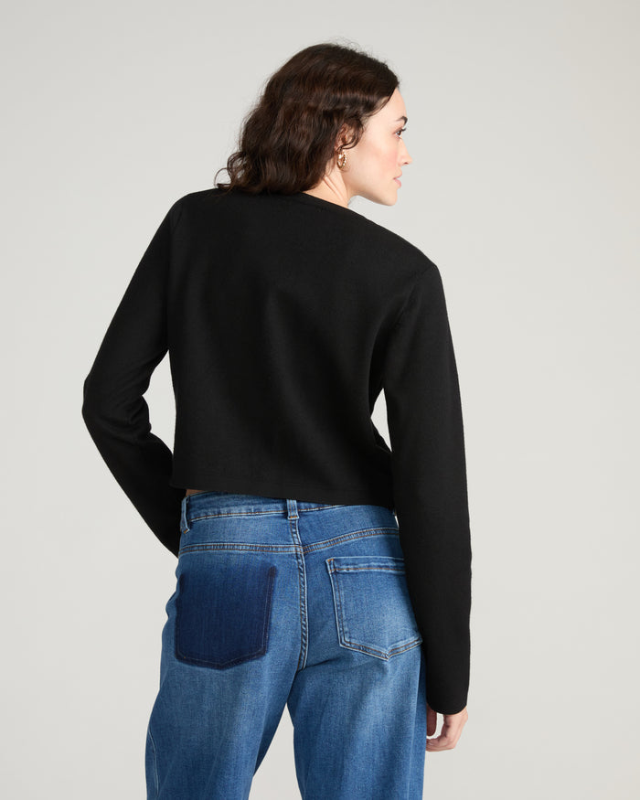 Gabrielle Button-Front Cardigan - Black | Plus Size & Straight Size Women's Fashion | Universal Standard