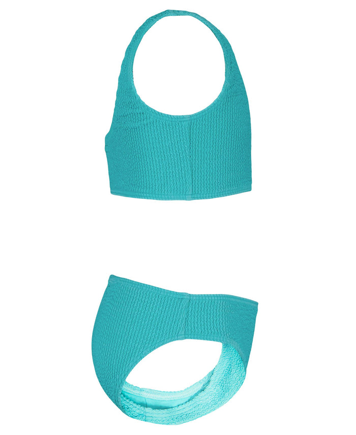 Girls' Crinkle Texture Bikini Set - Roxy