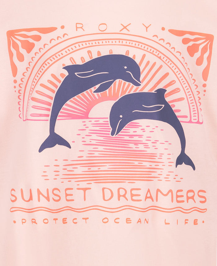 Girls' Ocean Life Oversized Tee - Roxy