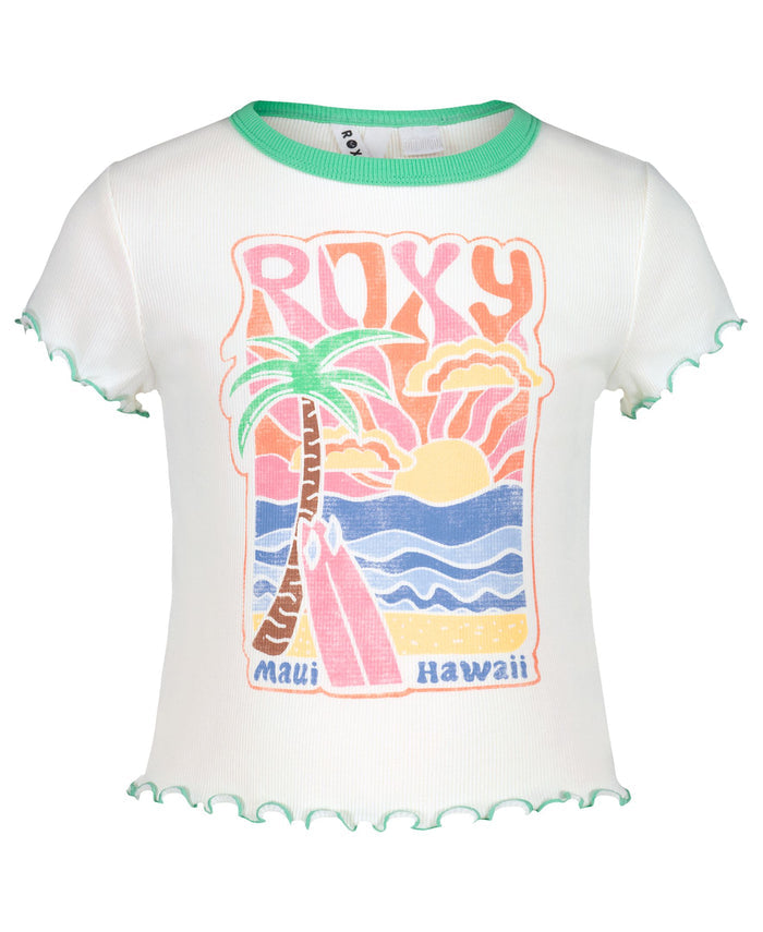 Girls' Ocean Poster Baby Tee - Roxy