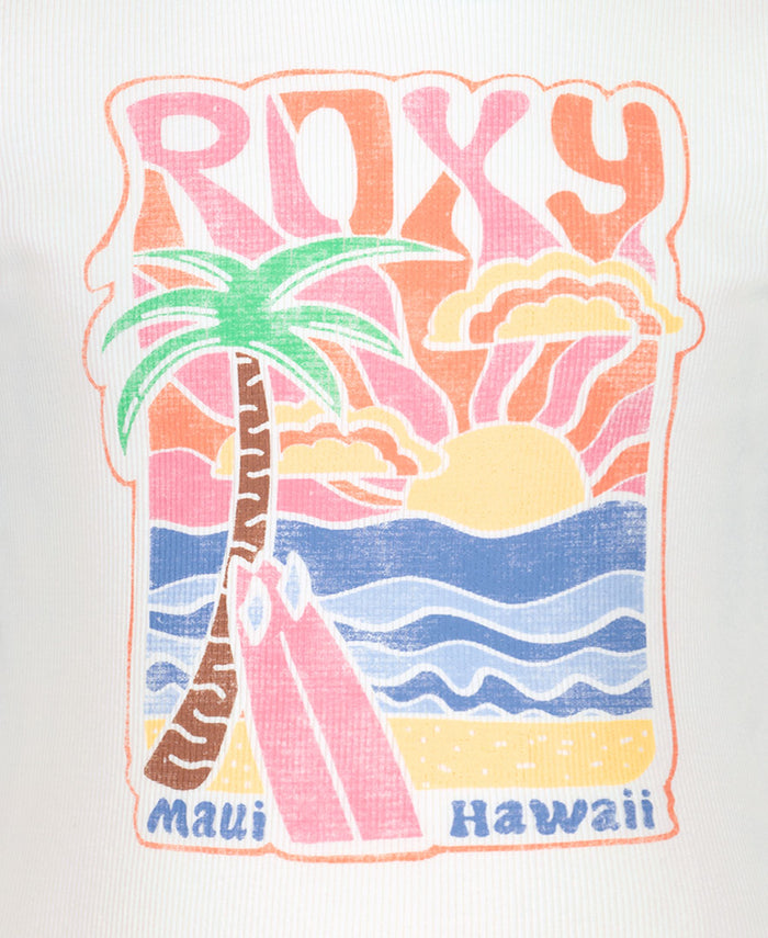 Girls' Ocean Poster Baby Tee - Roxy