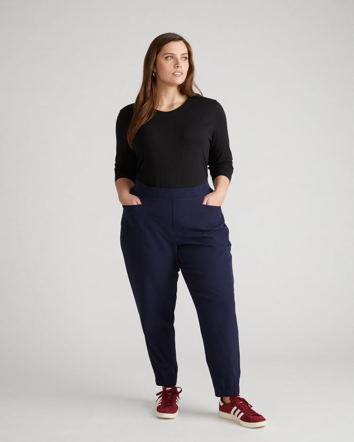 Go-Stretch Jogger - Midnight | Plus Size & Straight Size Women's Fashion | Universal Standard