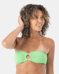 Haleiwa Bandeau Bikini Top - Vibrant Green - Roxy