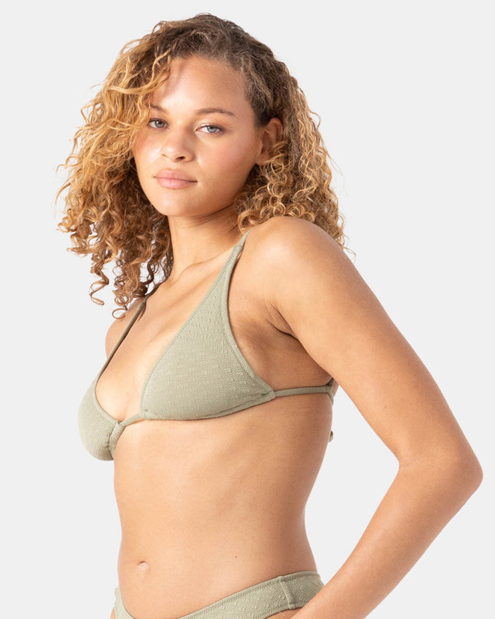 Haleiwa Built Up Triangle Bikini Top - Roxy