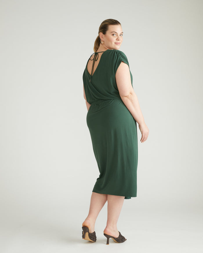Havana Divine Jersey Dress - Conifer | Plus Size & Straight Size Women's Fashion | Universal Standard