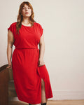 Havana Divine Jersey Dress - Lipstick | Plus Size & Straight Size Women's Fashion | Universal Standard