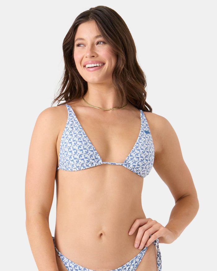 Hazy Dazy Built Up Triangle Bikini Top - Roxy