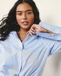 Henning x US Madison Shirt - Blue/White Stripe | Plus Size & Straight Size Women's Fashion | Universal Standard