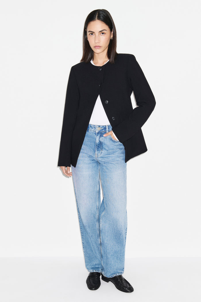 High Rise Straight Leg Jeans