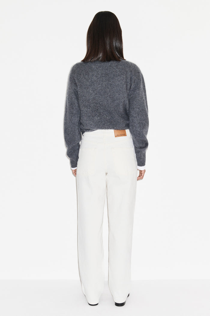 High Rise Straight Leg Jeans