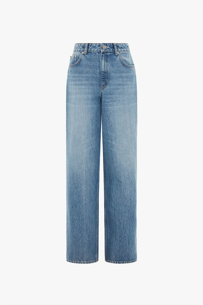 High Rise Straight Leg Jeans