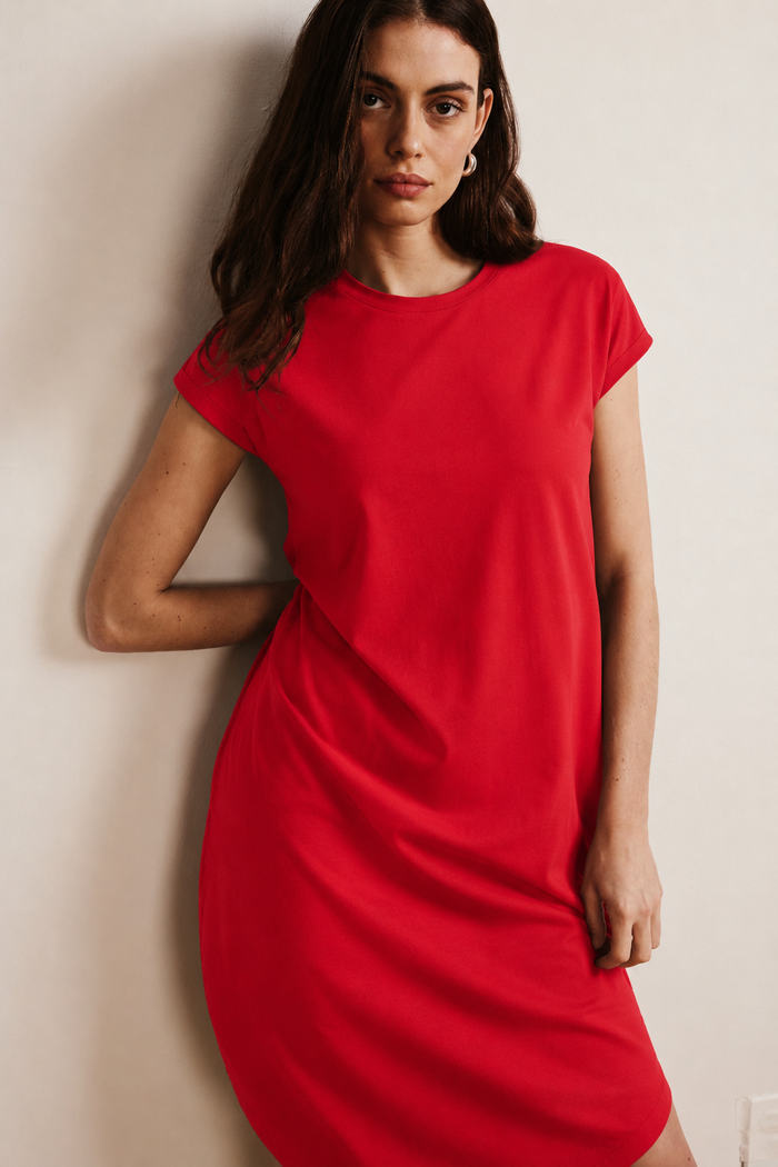 Iconic Geneva Dress - Ruby Red | Plus Size & Straight Size Women's Fashion | Universal Standard