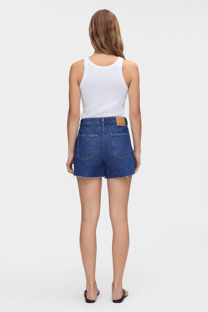 Ideal Frayed Denim Shorts