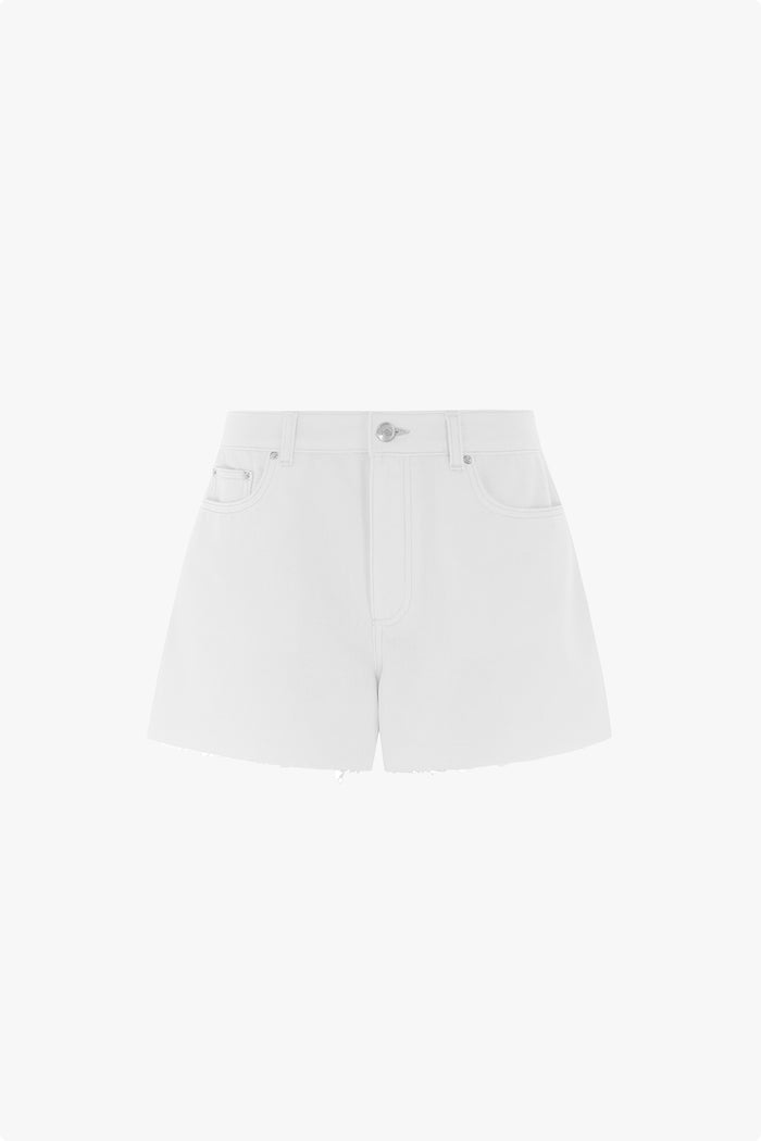 Ideal Frayed Denim Shorts