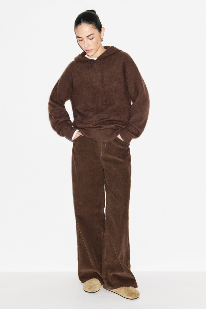 Illaria Brushed Wool Hoodie