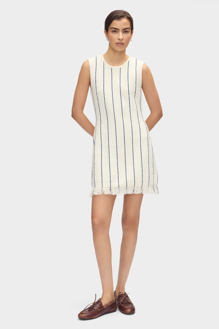 Immy Boucle Striped Mini Dress