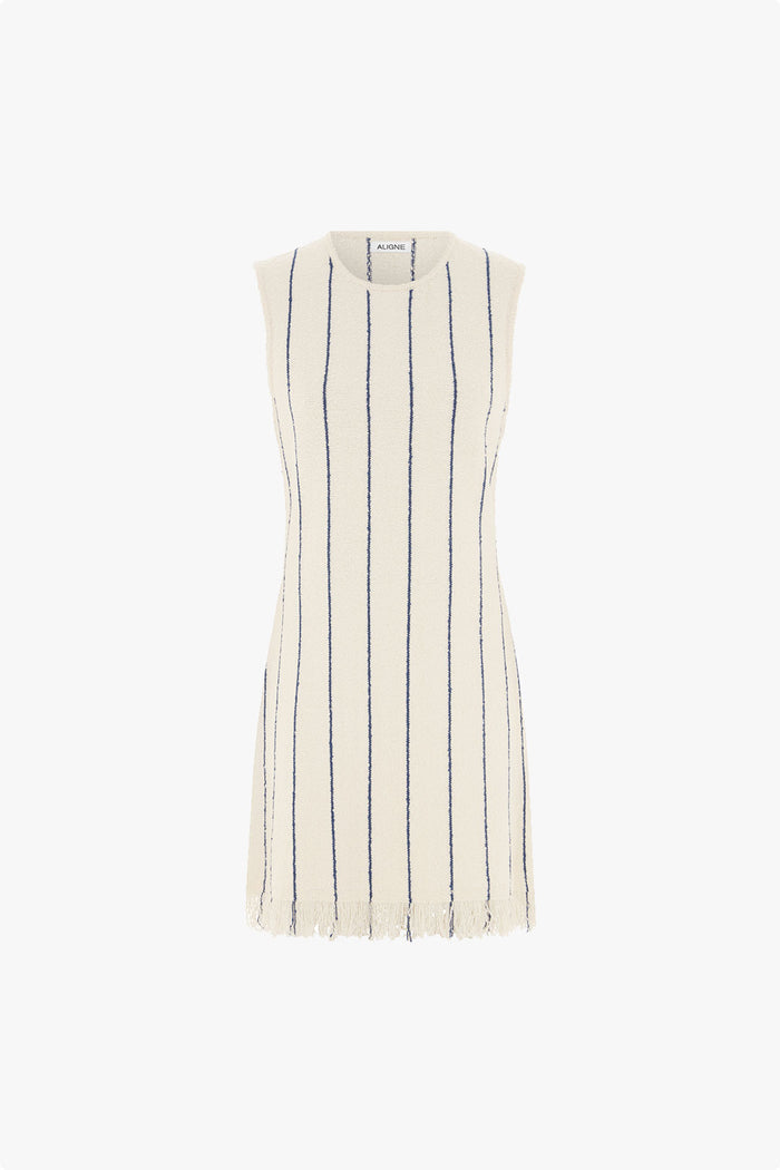 Immy Boucle Striped Mini Dress