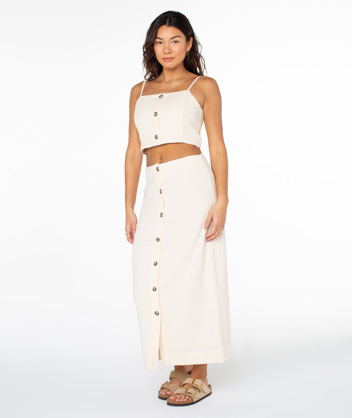 Island Nomad Top - Parchment Solid - Roxy
