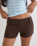 Image of Janei Hot Pants in Tailoring Truffle