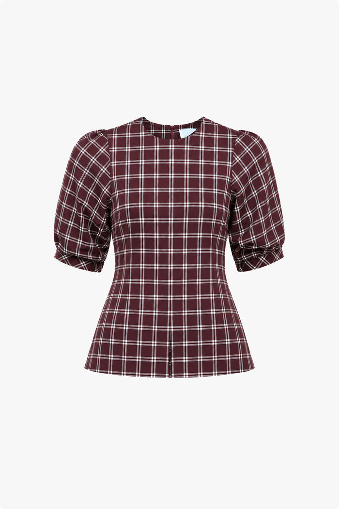 Janey Ruched Sleeve Top