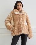 Image of Joji Jacket in Beige Bambi Print