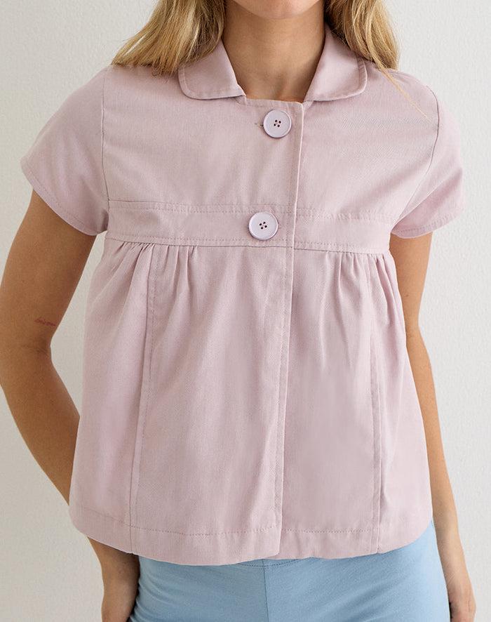 Image of Kaelus Shirt in Cotton Soft Pink
