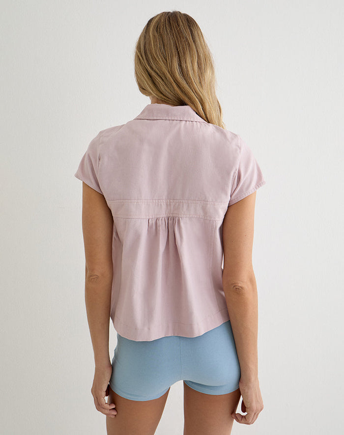 Image of Kaelus Shirt in Cotton Soft Pink