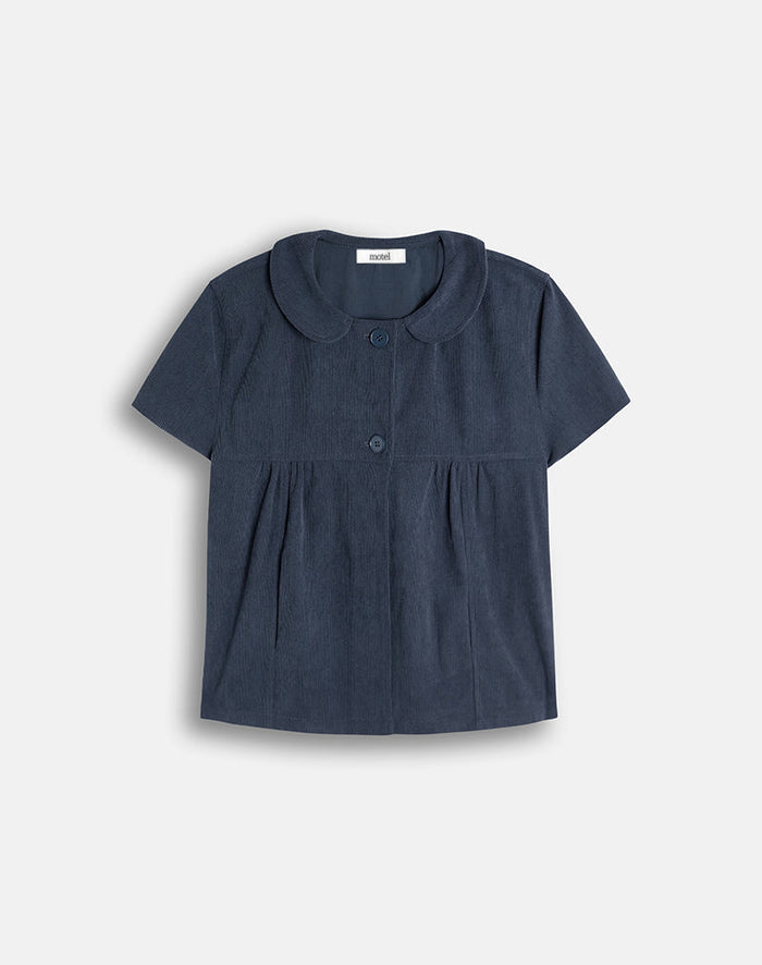 Image of Kaylan Shirt in Cord Navy