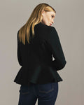 Kenton Peplum Ponte Blazer - Black | Plus Size & Straight Size Women's Fashion | Universal Standard