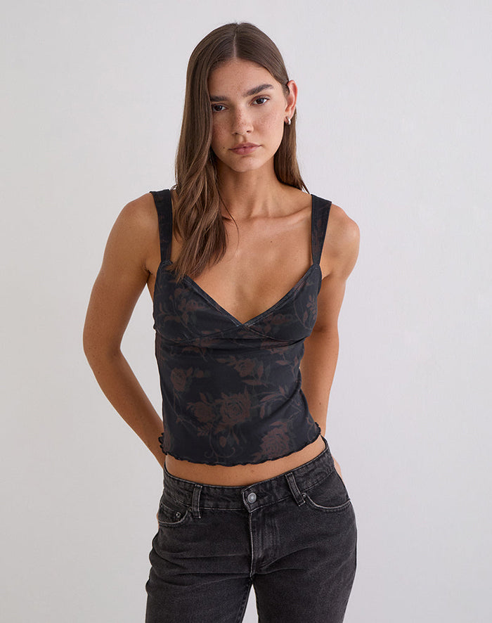 Image of Khory Cami Top in Dynamic Rose