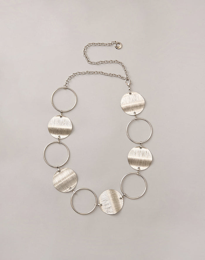 Image of Kiana Round Belt in Silver