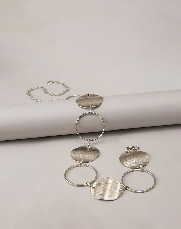 Image of Kiana Round Belt in Silver
