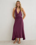 Image of Kiku Maxi Dress in Deep Purple