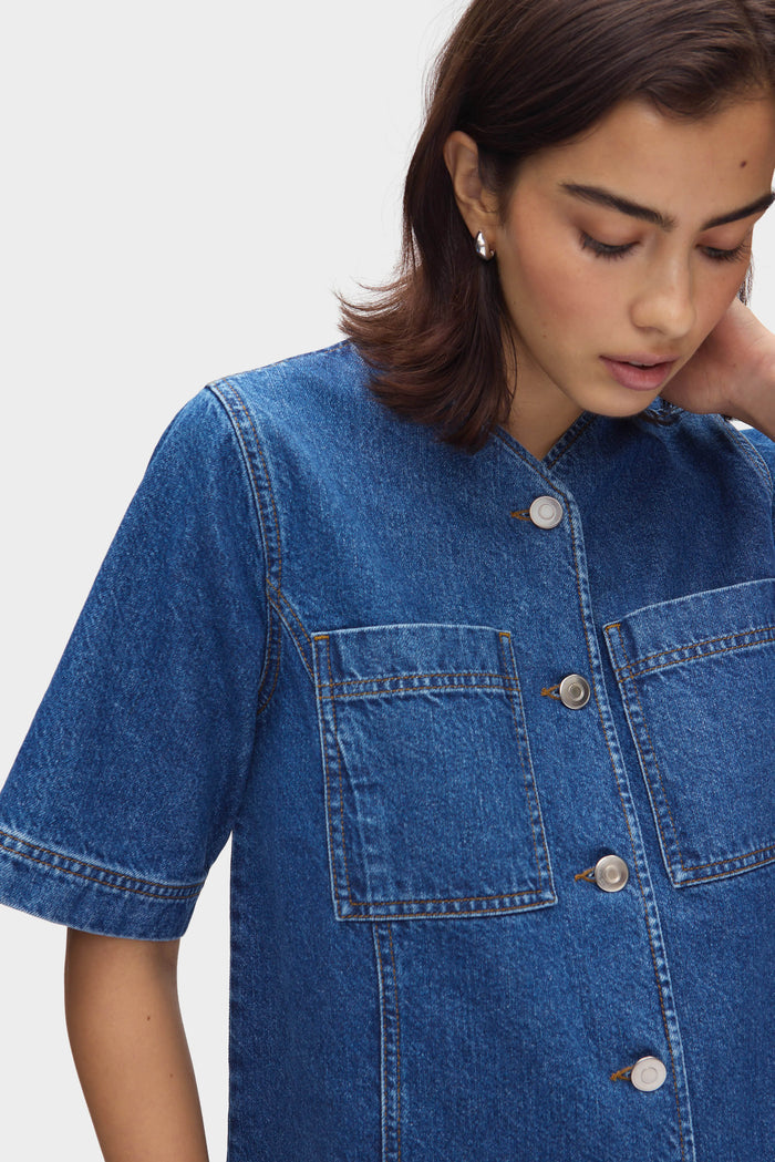 Kimber Mini Denim Dress