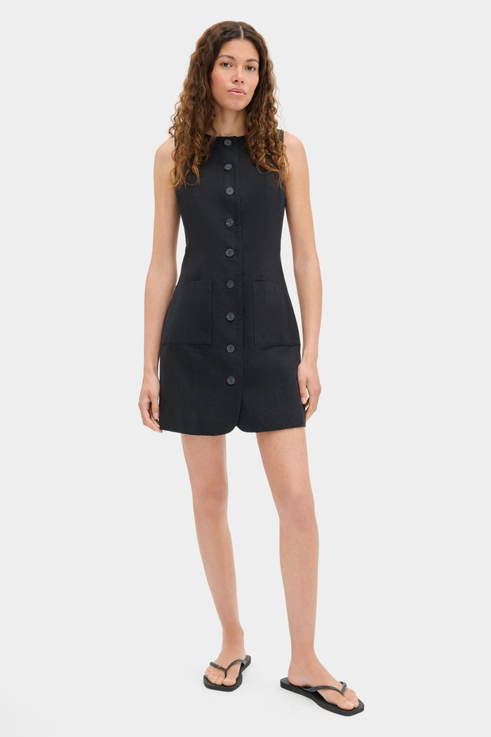 Leah Linen Mini Dress